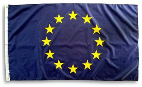 Duża flaga Unia Europejska, UE, EU 90x150 cm