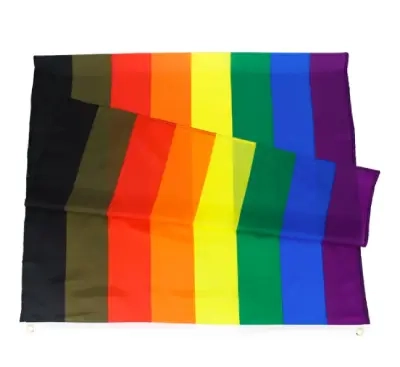 Duża, tęczowa flaga PRIDE LGBT 90x150 cm wersja 2