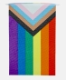Girlanda z chorągiewek, tęczowa flaga progresywna PRIDE LGBT