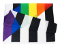 Duża, sojusznicza flaga Straight Ally PRIDE LGBT 90x150 cm