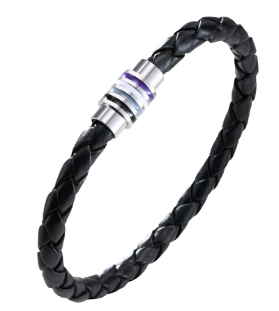 Opaska, bransoletka magnetyczna, aseksualna PRIDE LGBT