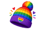 Tęczowa palma PRIDE jako symbol dumy i miłości"