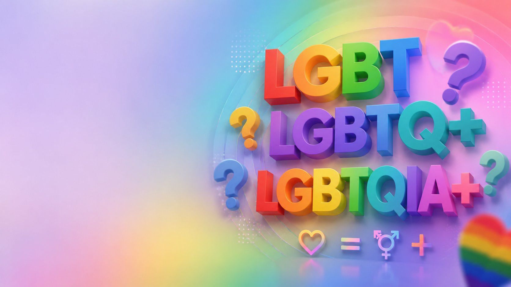 Co oznacza skrót LGBT, LGBTQ+, LGBTQIA+ i inne? Kompletny przewodnik po najważniejszych pojęciach